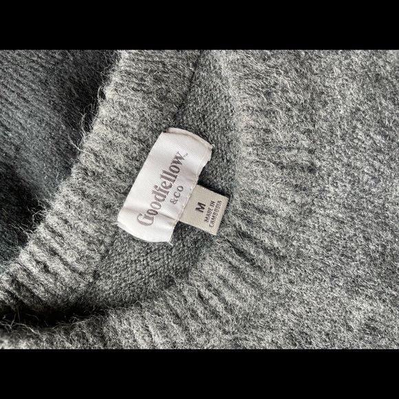 Medium black and gray color block, Goodfellow sweater - Picture 3 of 3